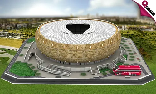 Qatar Football Stadium 3D Puzzles!